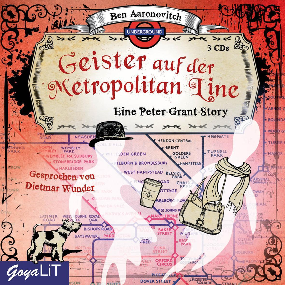Cover: 9783833738210 | Geister auf der Metropolitan Line | Eine Peter-Grant-Story | Audio-CD