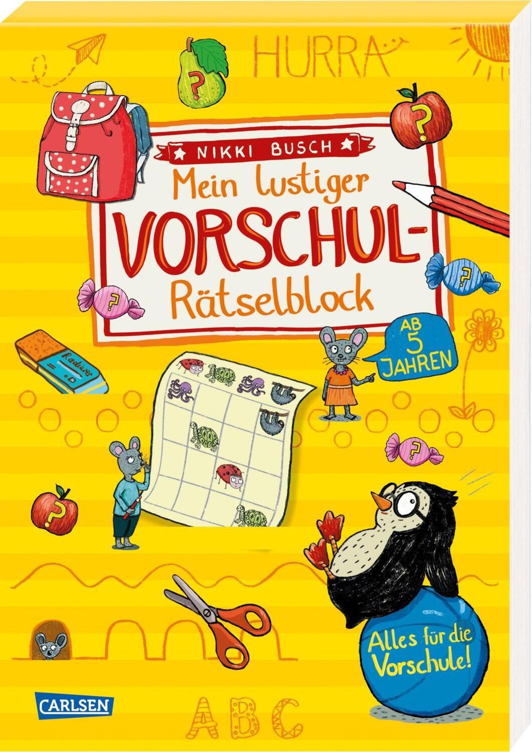 Cover: 9783551182975 | Mein lustiger Vorschul-Rätselblock | Rätsel für die Vorschule | Busch