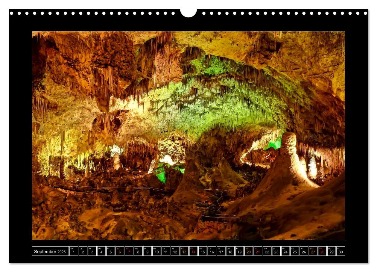 Bild: 9783435596485 | Höhlen, Stalaktiten und Stalagmiten (Wandkalender 2025 DIN A3...