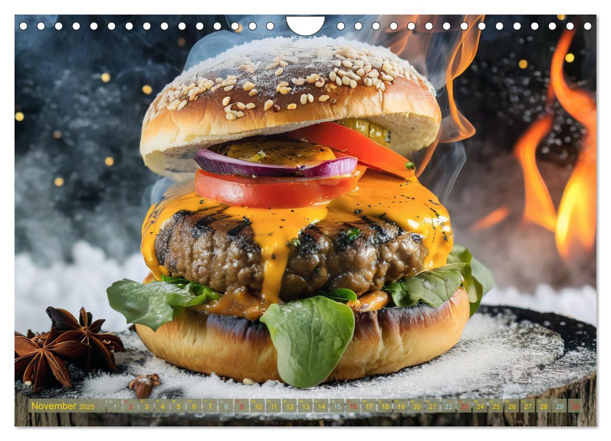 Bild: 9783457015926 | Unsere Burger Deluxe (Wandkalender 2025 DIN A4 quer), CALVENDO...