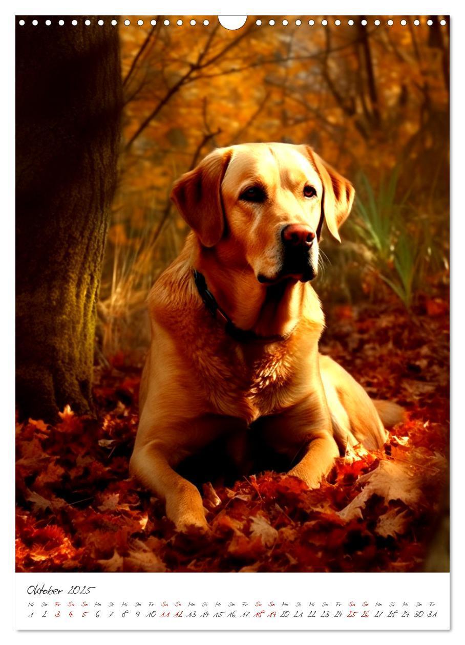 Bild: 9783435876891 | Der Labrador (Wandkalender 2025 DIN A3 hoch), CALVENDO Monatskalender