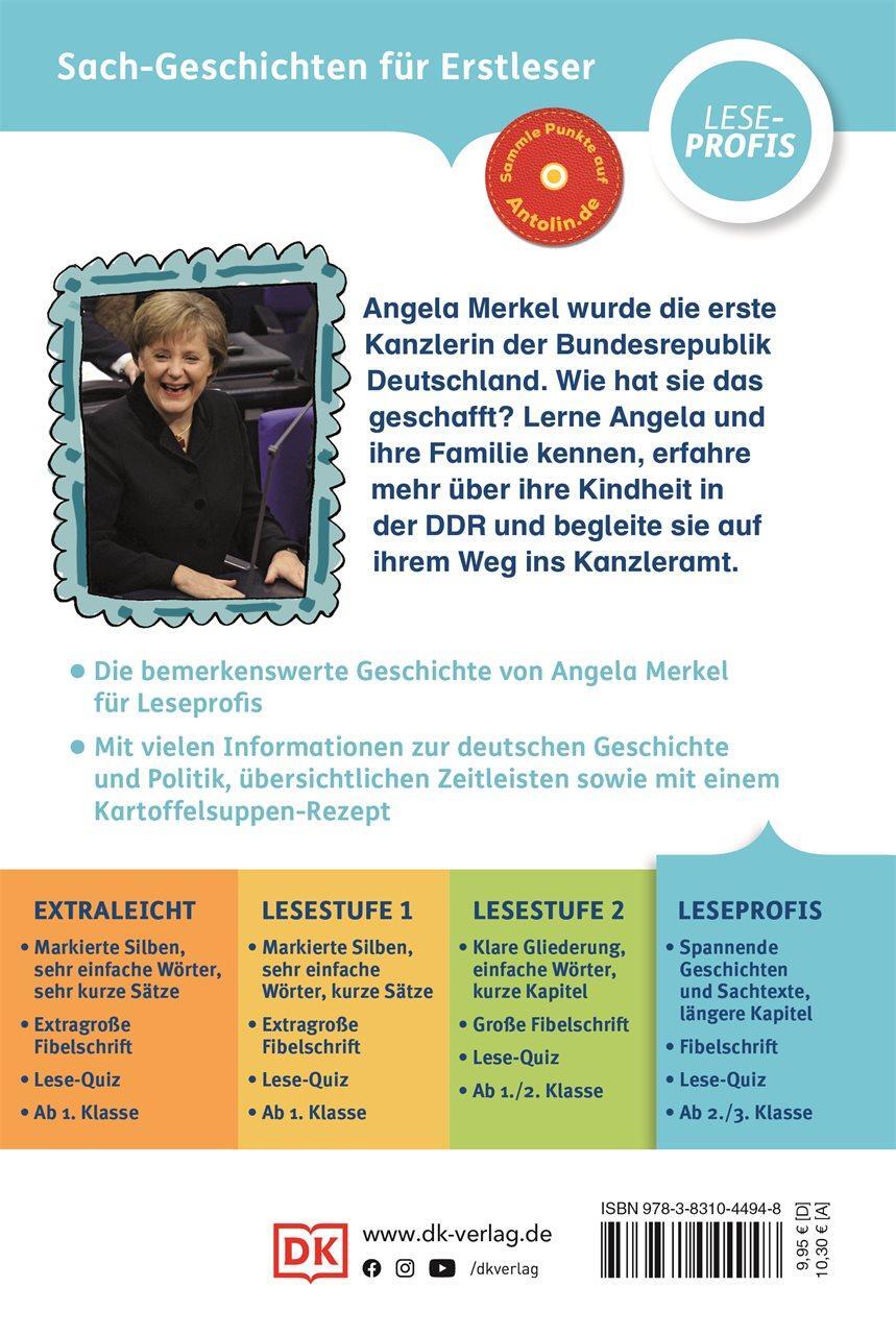 Rückseite: 9783831044948 | SUPERLESER! Angela Merkel Die erste Bundeskanzlerin | Paxmann | Buch