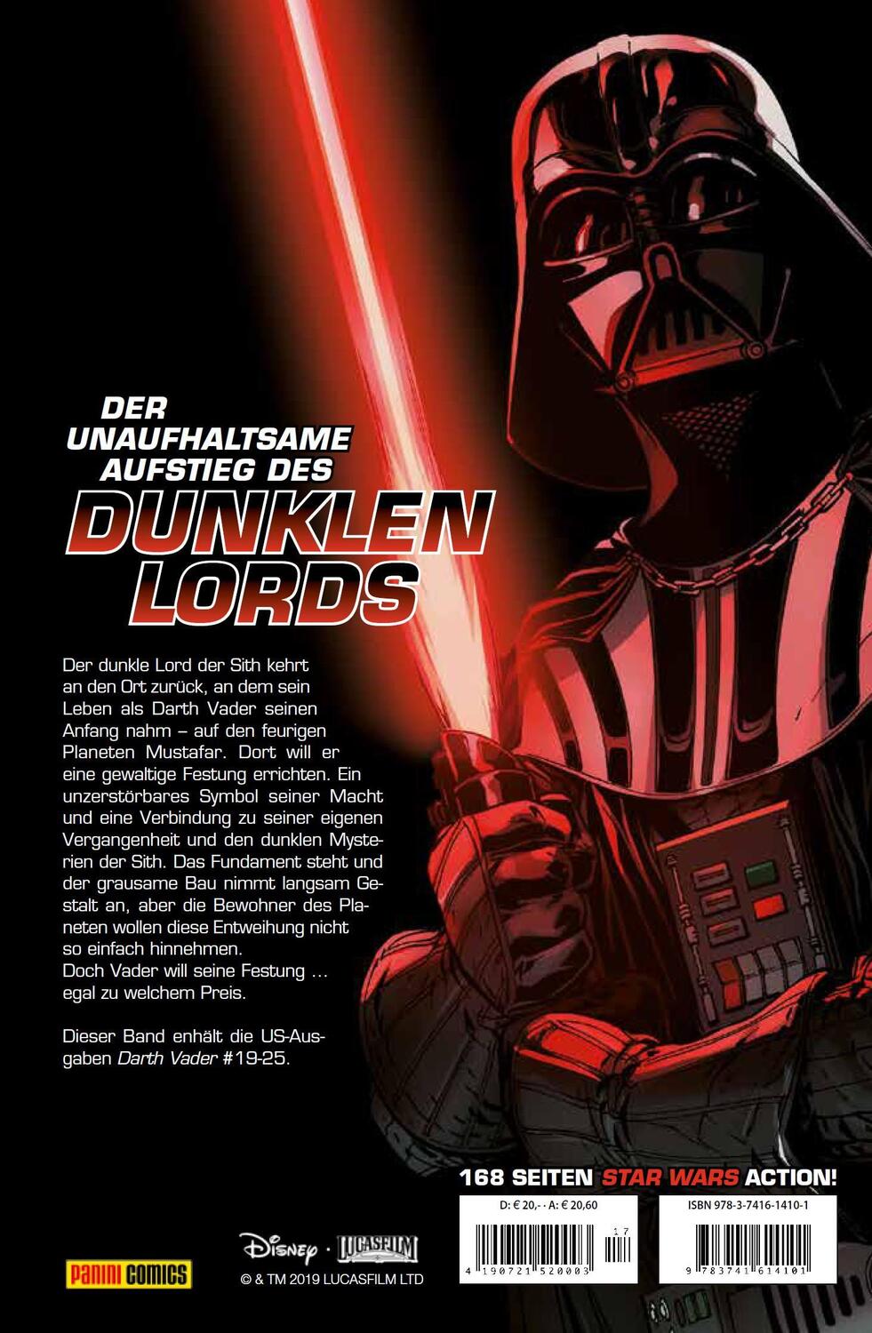 Rückseite: 9783741614101 | Star Wars Comics - Darth Vader (Ein Comicabenteuer): Vaders Festung