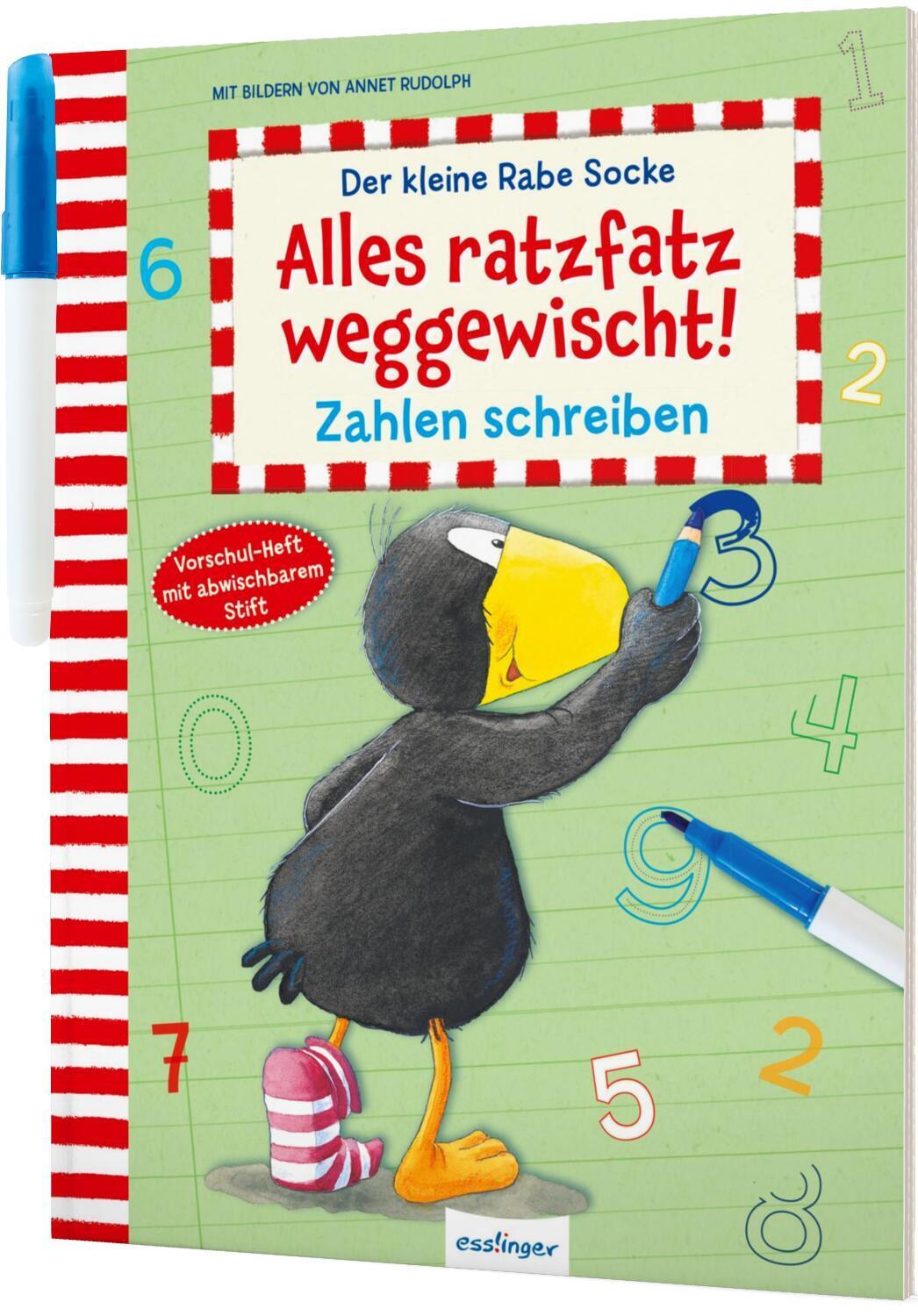 Cover: 9783480237593 | Der kleine Rabe Socke: Alles ratzfatz weggewischt! | Annet Rudolph