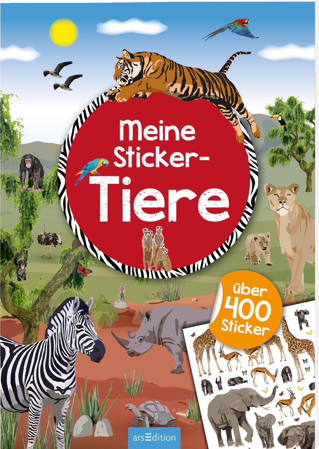 Cover: 9783845817446 | Meine Sticker-Tiere | Mit über 400 Stickern | Taschenbuch | 24 S.