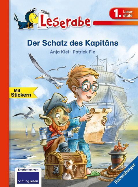 Cover: 9783473361427 | Der Schatz des Kapitäns - Leserabe 1. Klasse - Erstlesebuch für...