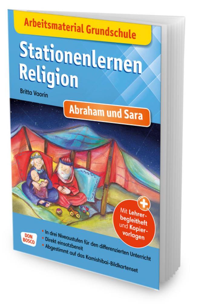 Cover: 9783769824445 | Arbeitsmaterial Grundschule. Stationenlernen Religion: Abraham und...