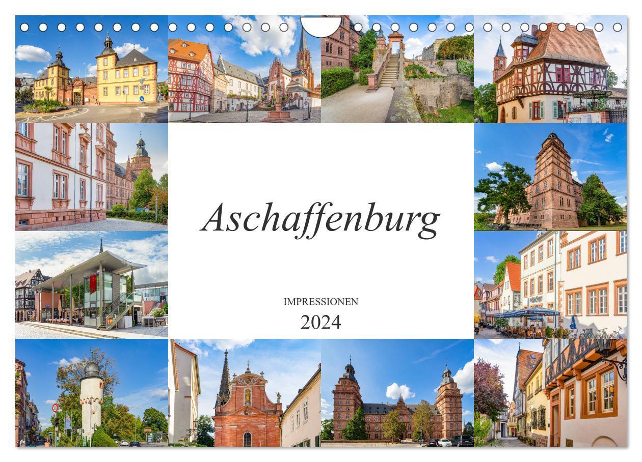 Cover: 9783675448902 | Aschaffenburg Impressionen (Wandkalender 2024 DIN A4 quer),...