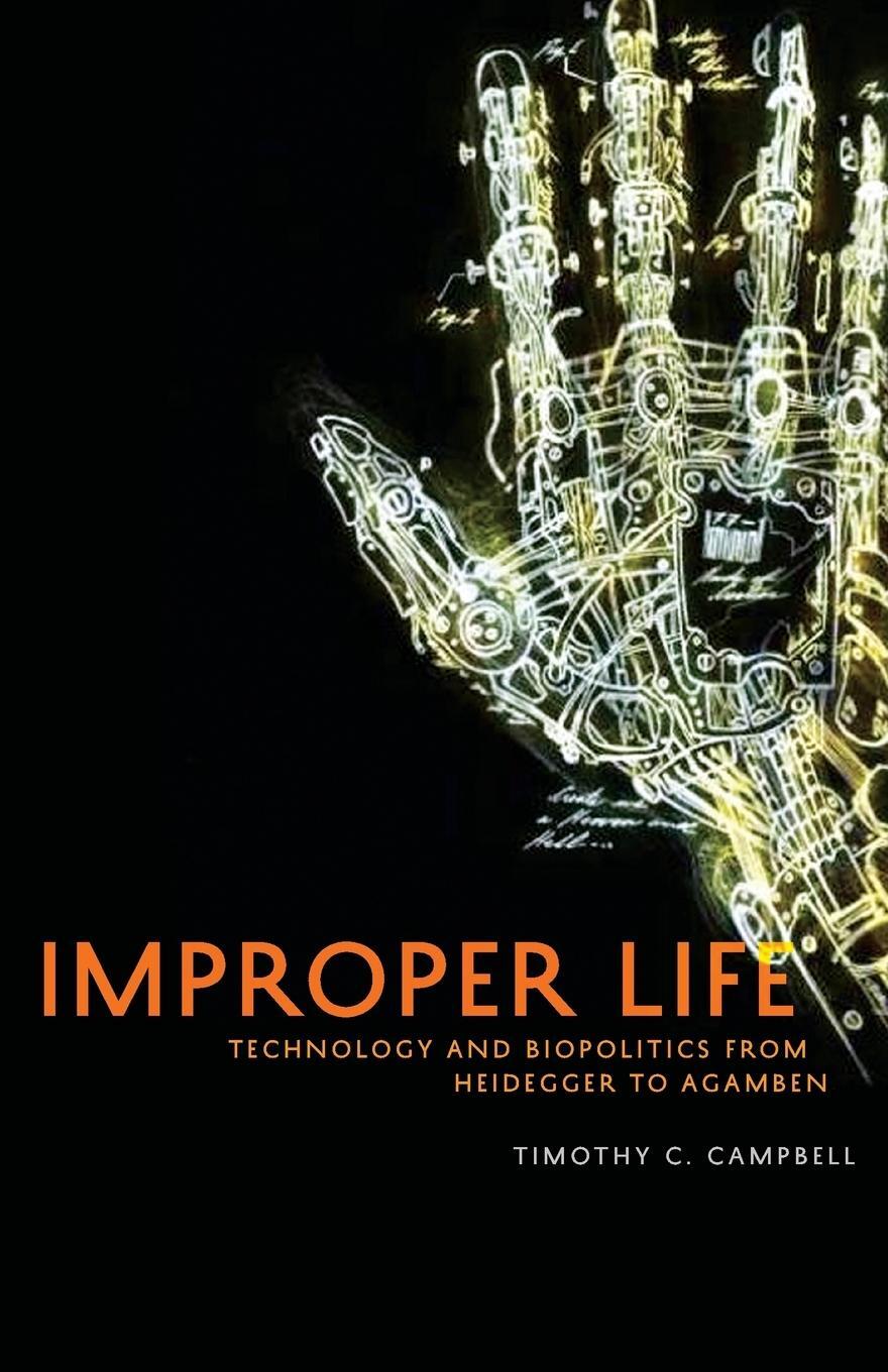 Cover: 9780816674657 | Improper Life | Technology and Biopolitics from Heidegger to Agamben
