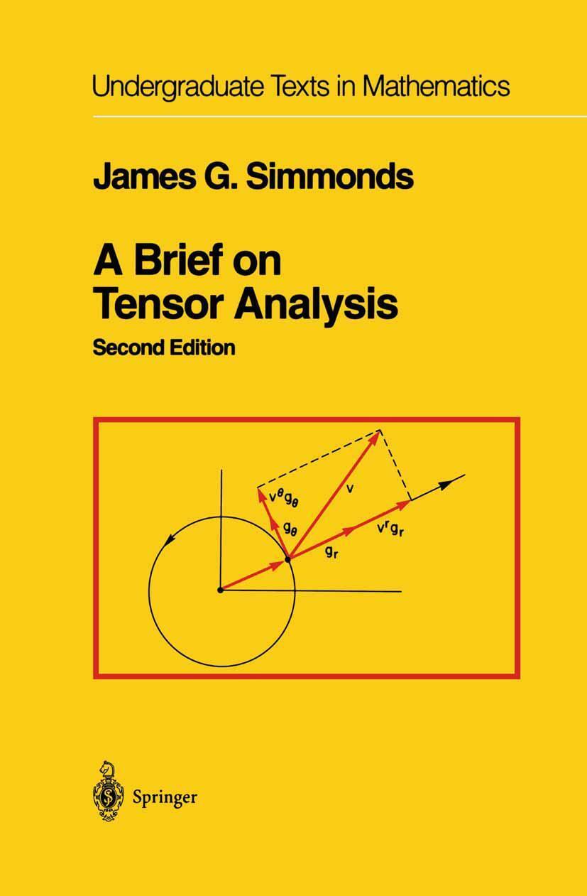Cover: 9780387940885 | A Brief on Tensor Analysis | James G. Simmonds | Buch | xiv | Englisch