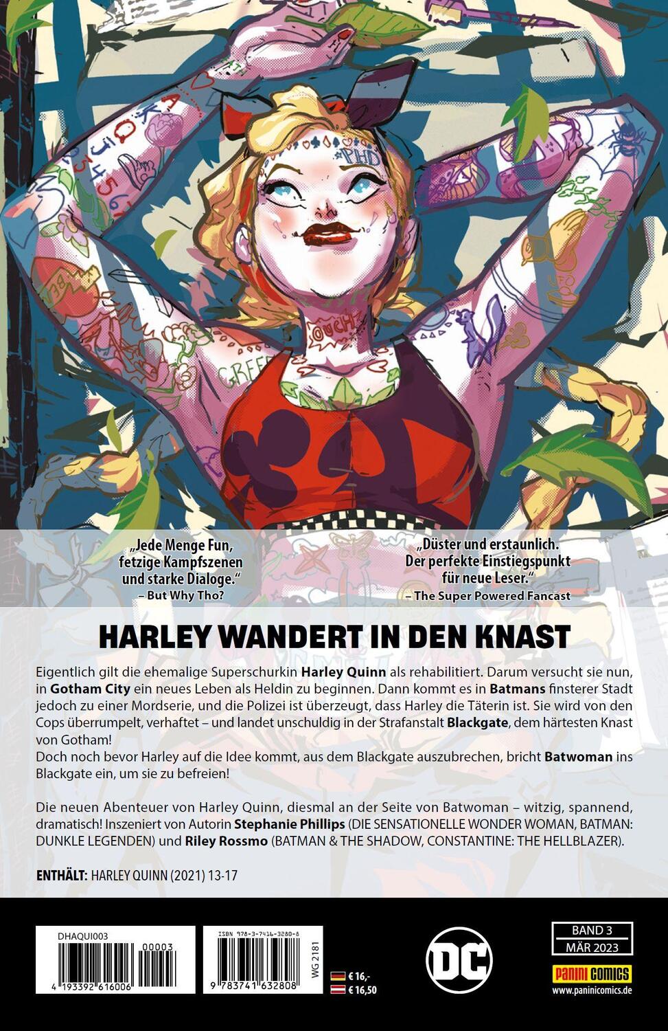 Rückseite: 9783741632808 | Harley Quinn | Bd. 3 (3. Serie): Harley, das Unschuldslamm | Buch