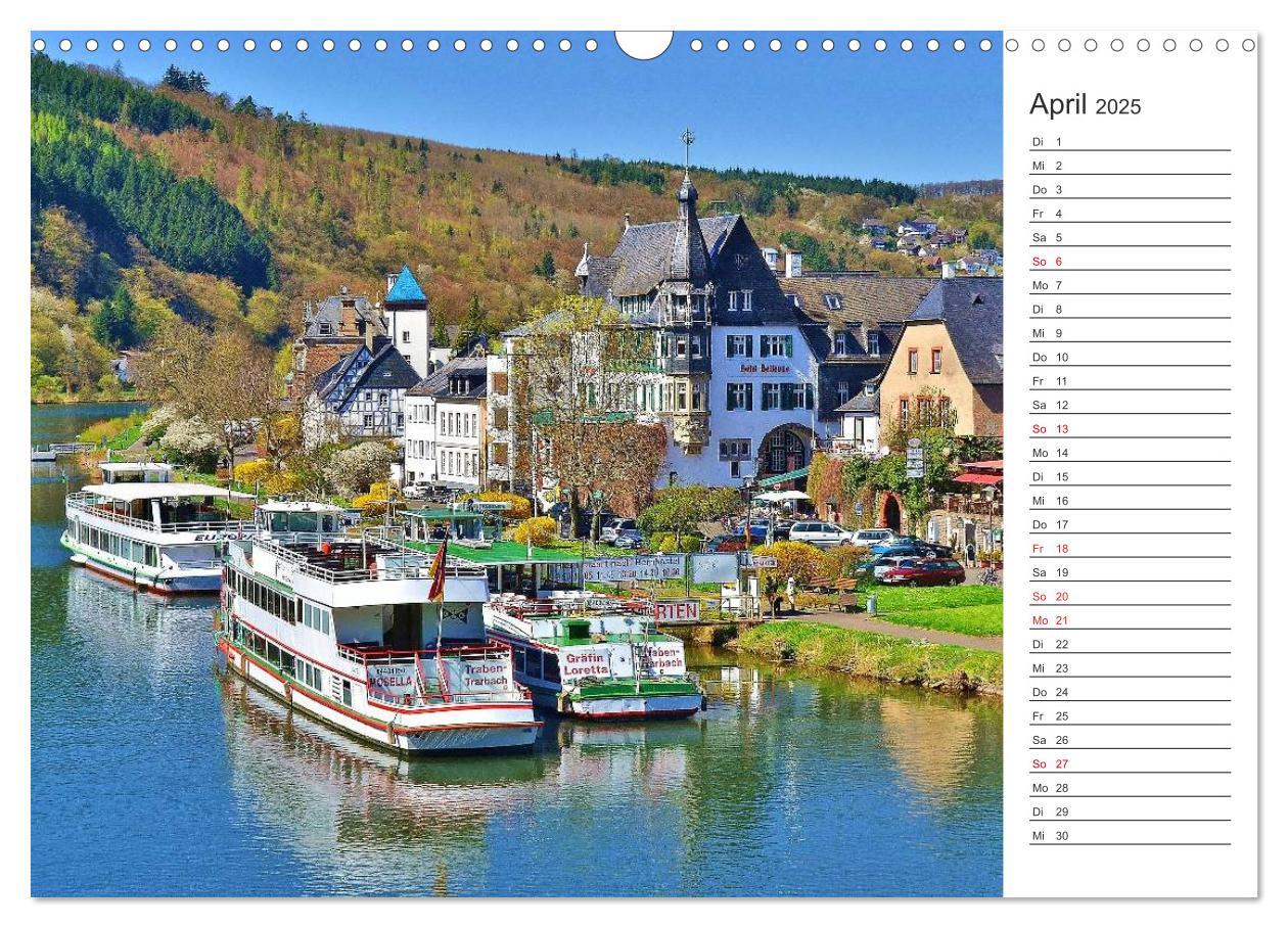 Bild: 9783435548767 | Bildschön - Die Mosel (Wandkalender 2025 DIN A3 quer), CALVENDO...