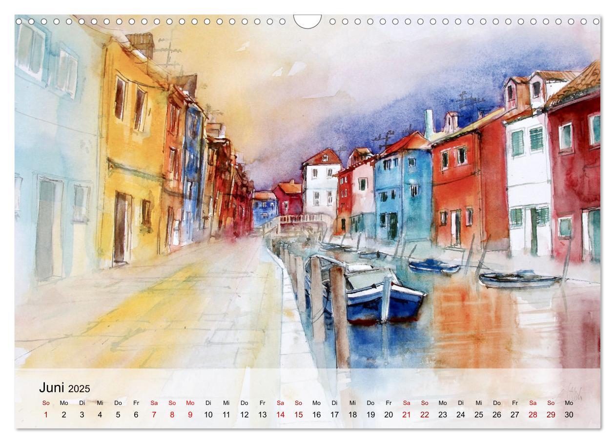 Bild: 9783383839573 | Aquarell auf Reisen - mit Eckard Funck (Wandkalender 2025 DIN A3...