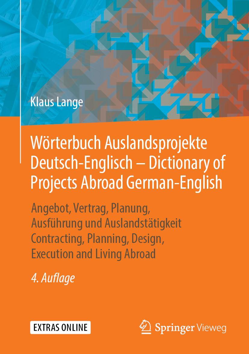 Cover: 9783658236281 | Wörterbuch Auslandsprojekte Deutsch-Englisch - Dictionary of...