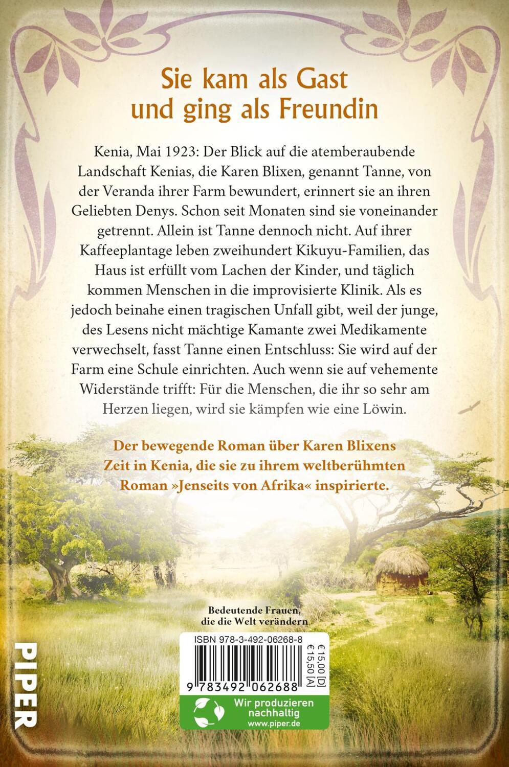 Rückseite: 9783492062688 | Die Löwin von Kenia | Lea Kampe | Taschenbuch | 416 S. | Deutsch