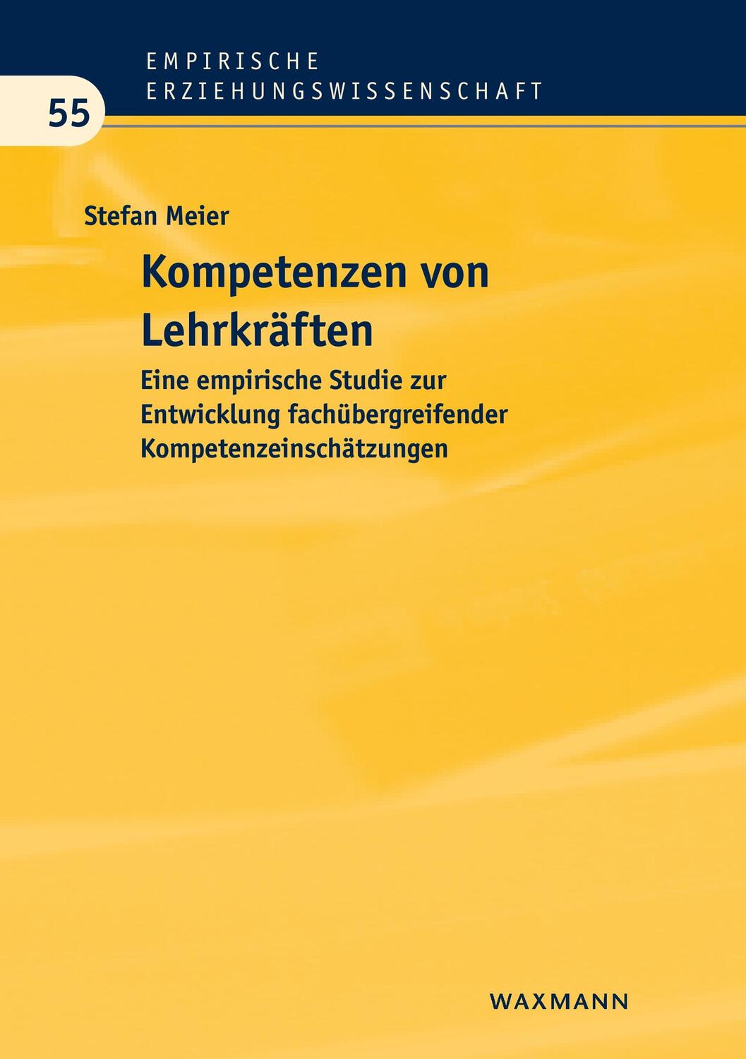 Cover: 9783830932000 | Kompetenzen von Lehrkräften | Stefan Meier | Taschenbuch | Paperback