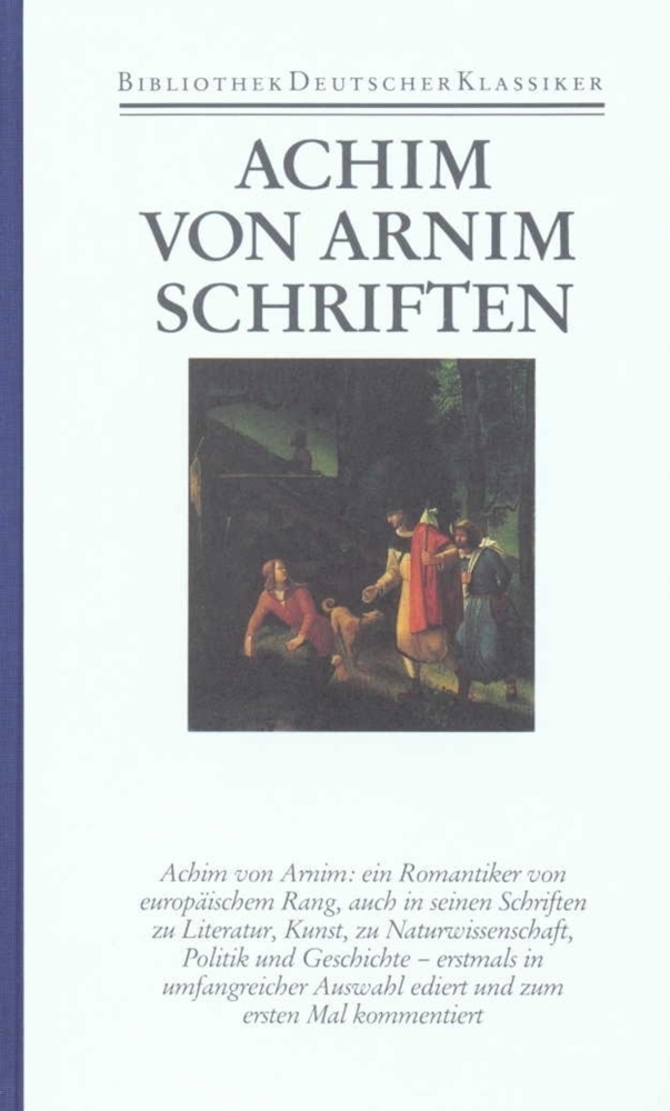 Cover: 9783618602002 | Schriften | Achim von Arnim (u. a.) | Buch | Dünndr. | Deutsch | 1992