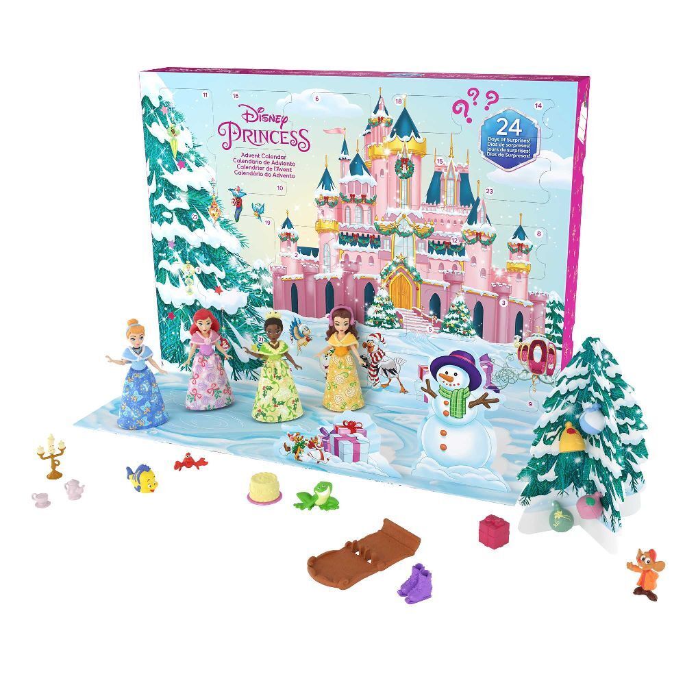 Cover: 194735121236 | Disney Prinzessin Adventskalender | Kalender | Fensterkarton | Mattel