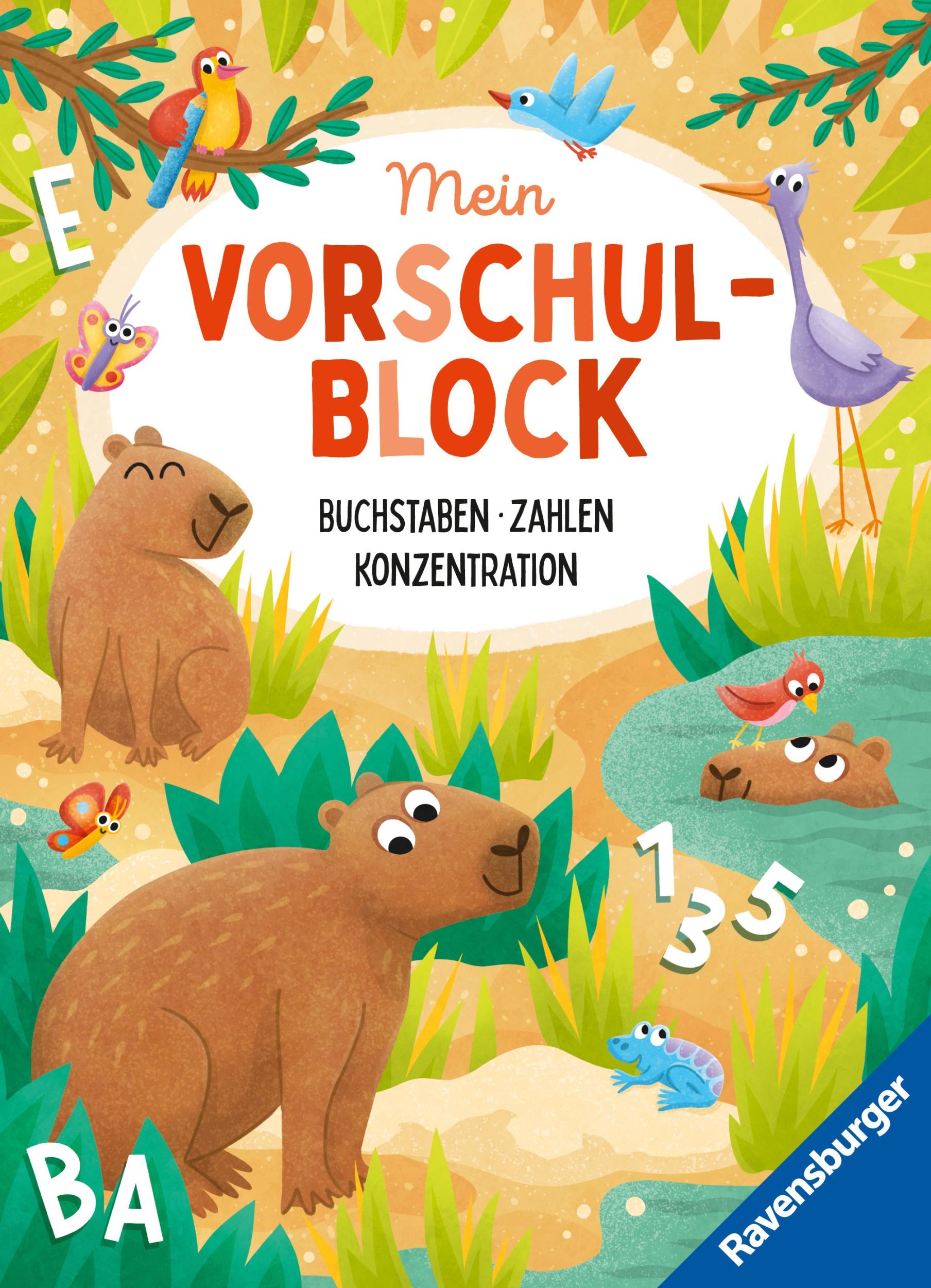 Cover: 9783473488612 | Ravensburger Mein Vorschul-Block: Buchstaben, Zahlen,...