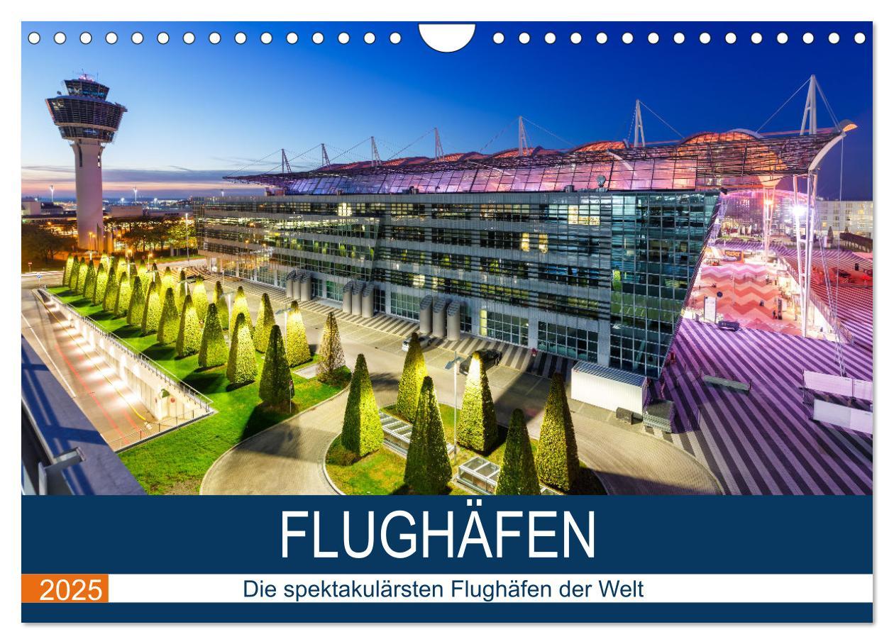 Cover: 9783435117864 | FLUGHÄFEN (Wandkalender 2025 DIN A4 quer), CALVENDO Monatskalender