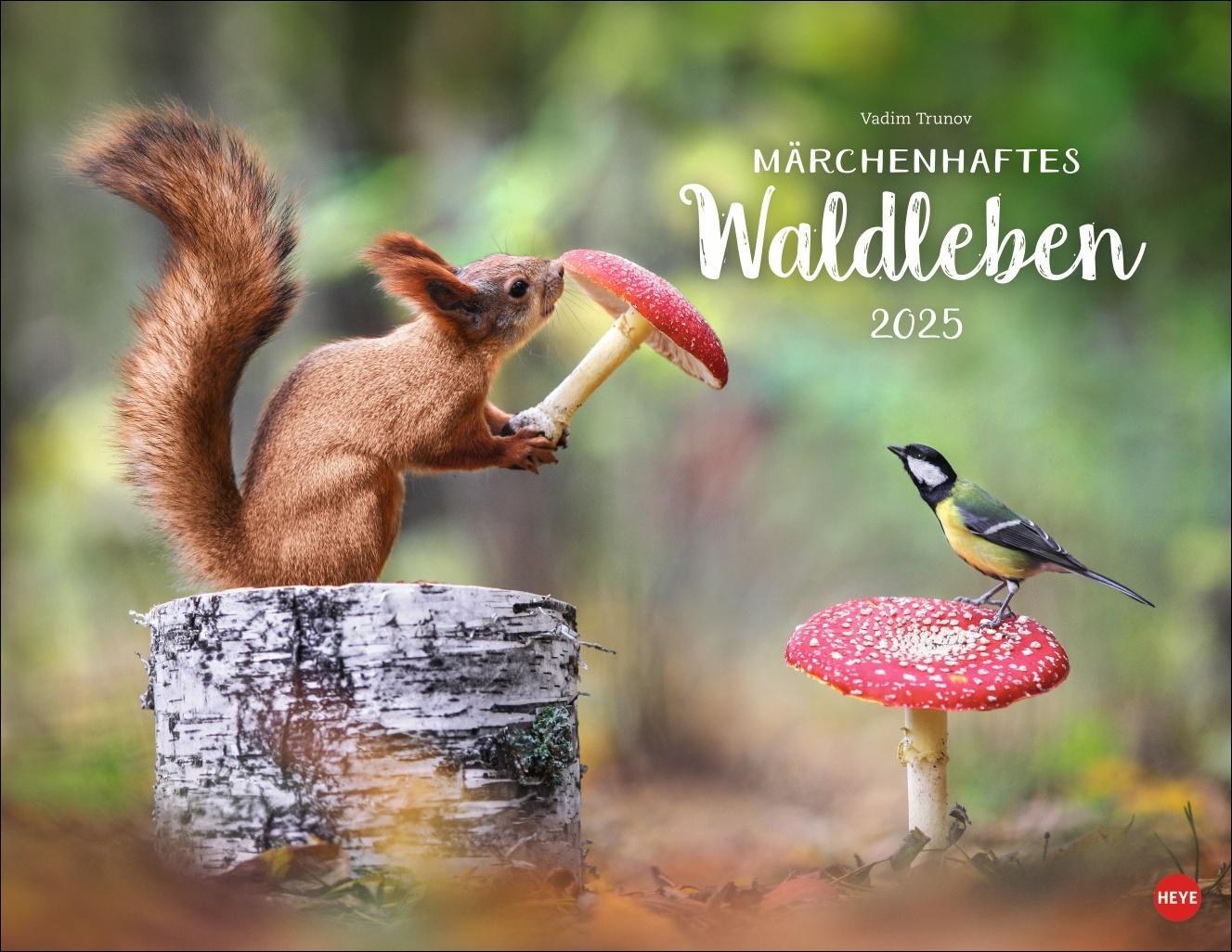 Cover: 9783756405183 | Vadim Trunov: Märchenhaftes Waldleben Posterkalender 2025 | Kalender