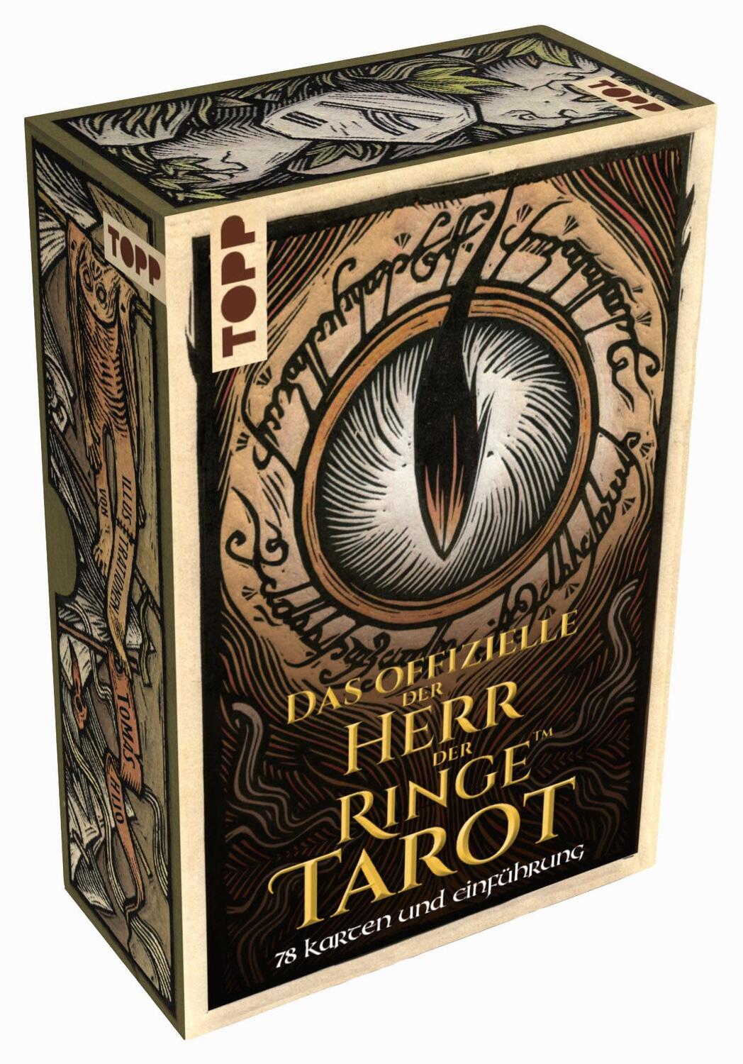 Cover: 4007742184087 | Das Herr der Ringe-Tarot. Das offizielle Tarot-Deck zu Tolkiens...
