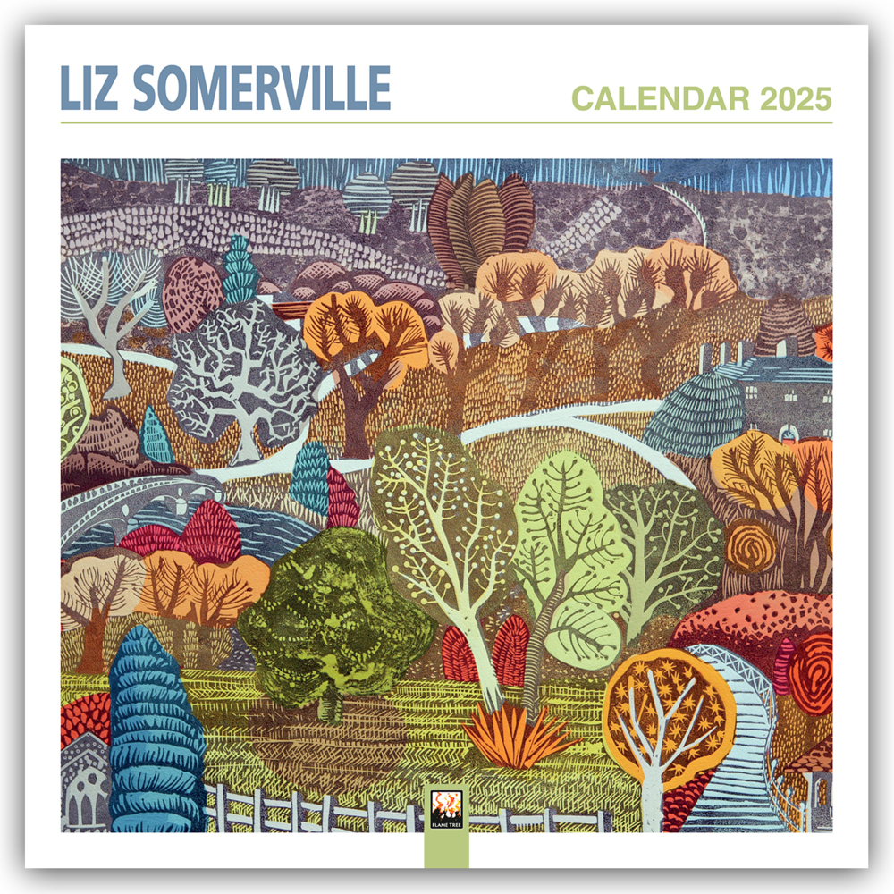 Cover: 9781835620892 | Liz Somerville Kunstkalender 2025 | Flame Tree Publishing | Kalender