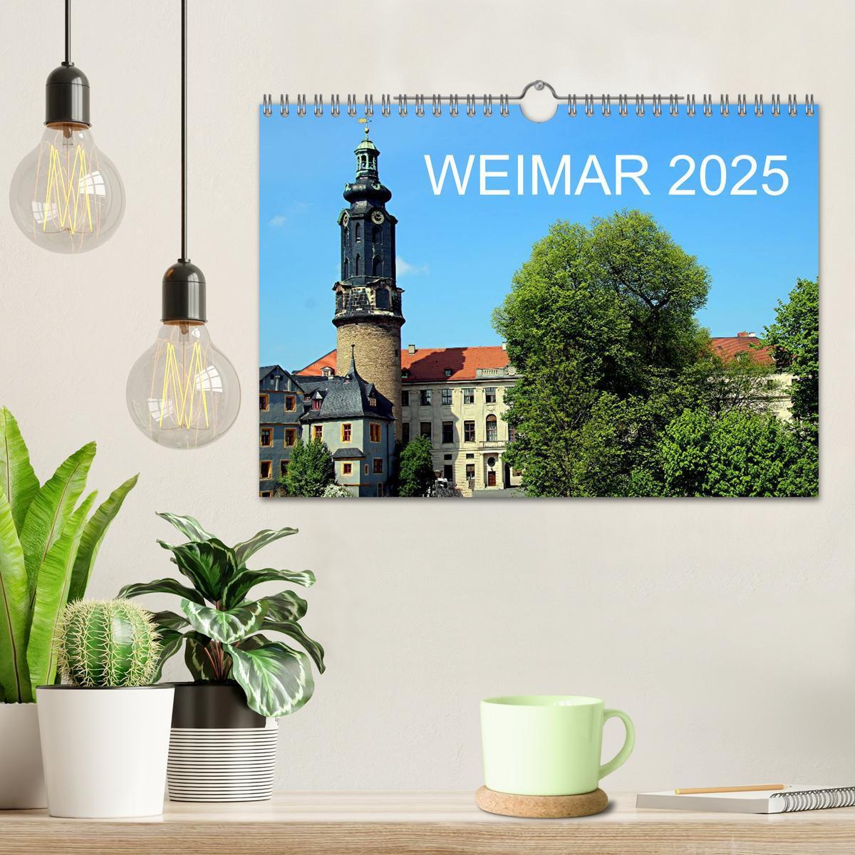 Bild: 9783435681624 | Weimar 2025 (Wandkalender 2025 DIN A4 quer), CALVENDO Monatskalender