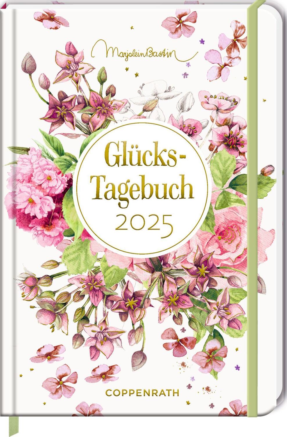 Cover: 4050003955193 | Großer Wochenkalender - GlücksTagebuch 2025 - Marjolein Bastin/rosa