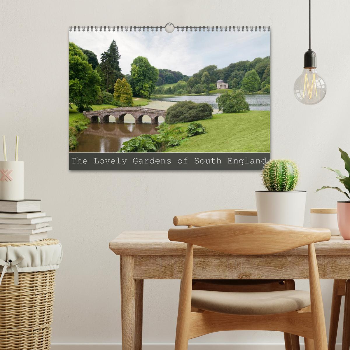 Bild: 9781325964741 | The Lovely Gardens of South England (Wall Calendar 2025 DIN A3...