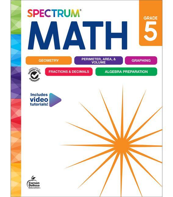 Cover: 9781483871486 | Spectrum Math Workbook, Grade 5 | Taschenbuch | Englisch | 2024