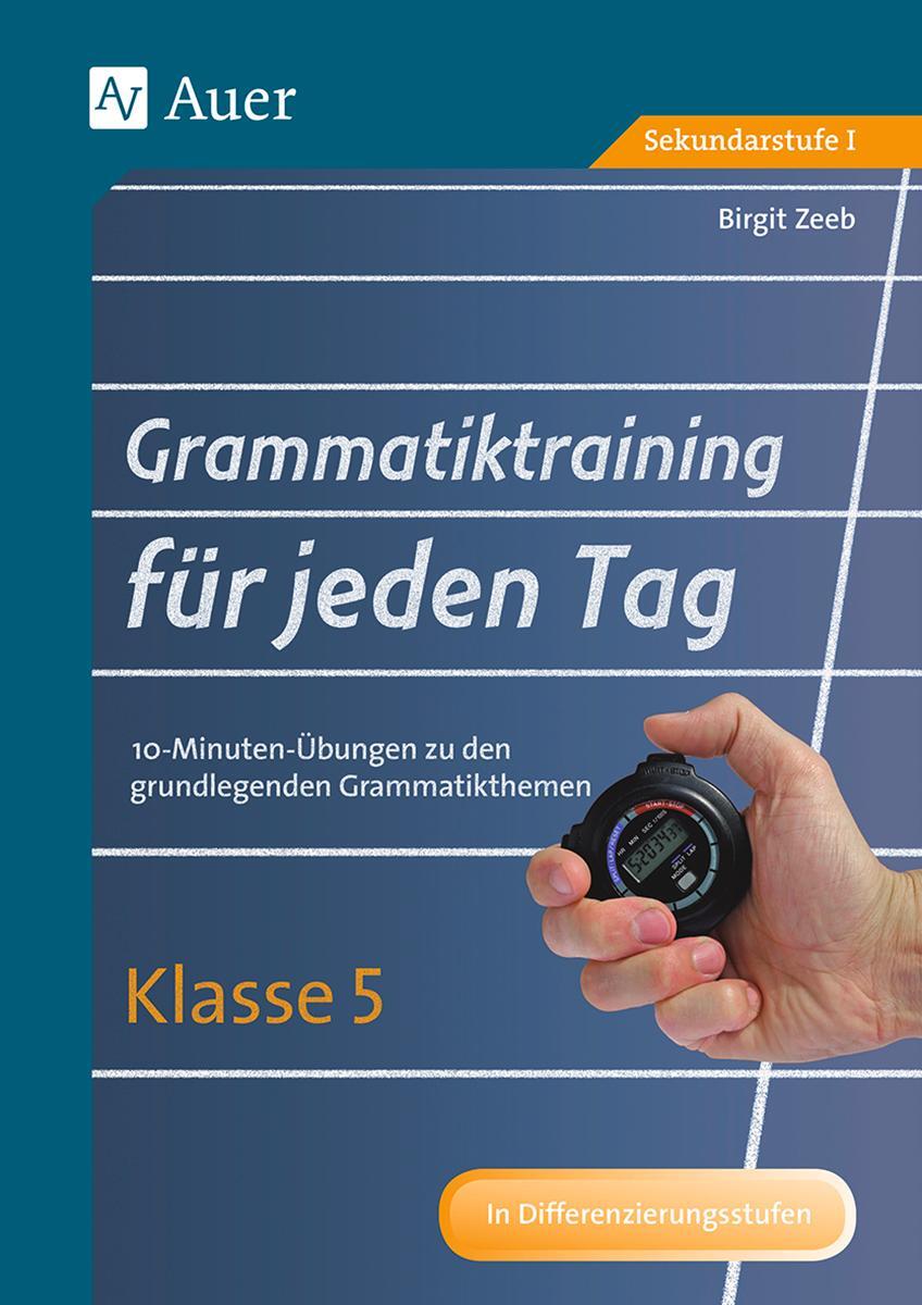 Cover: 9783403072324 | Grammatiktraining für jeden Tag Klasse 5 | Birgit Zeeb | Broschüre