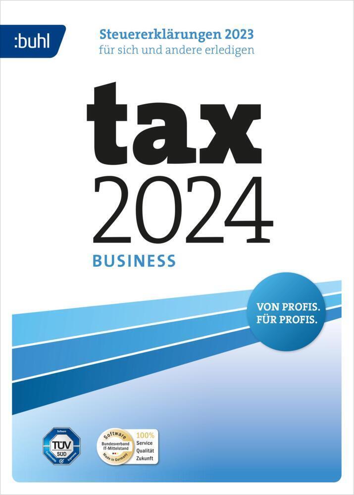 Cover: 4011282005436 | tax 2024 Business, 1 CD-ROM | CD-ROM | 780 S. | Deutsch | 2023