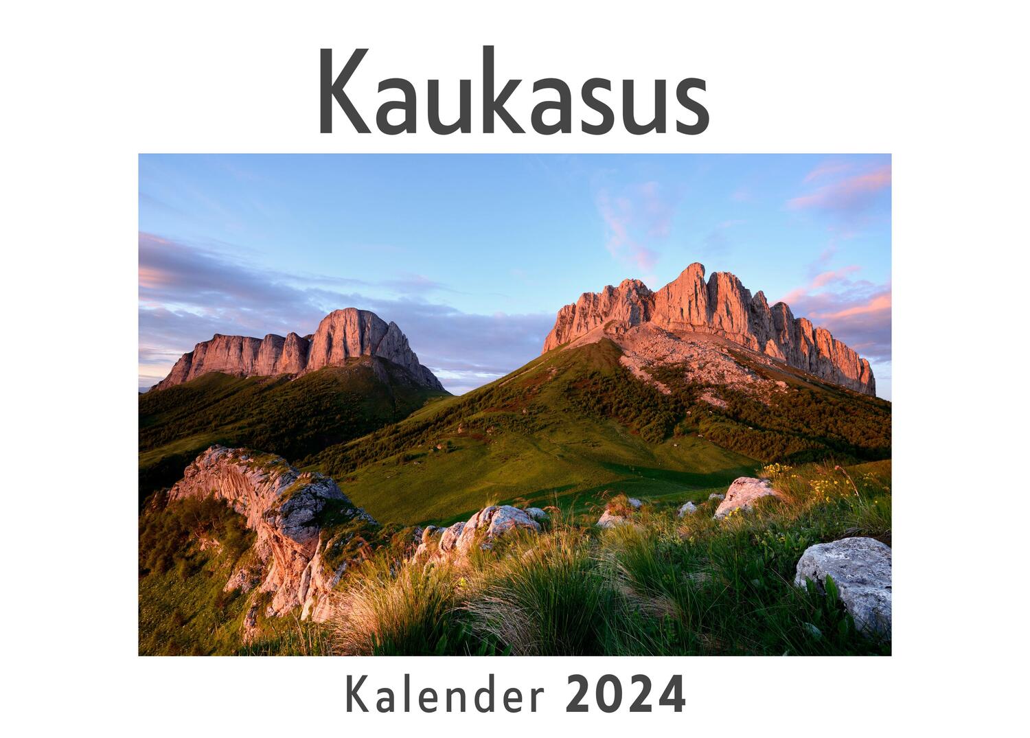 Cover: 9783750555419 | Kaukasus (Wandkalender 2024, Kalender DIN A4 quer, Monatskalender...