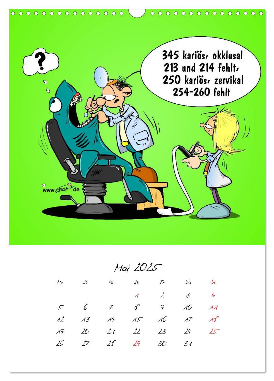 Bild: 9783457045848 | Trumix Cartoons - Gesundheit (Wandkalender 2025 DIN A3 hoch),...