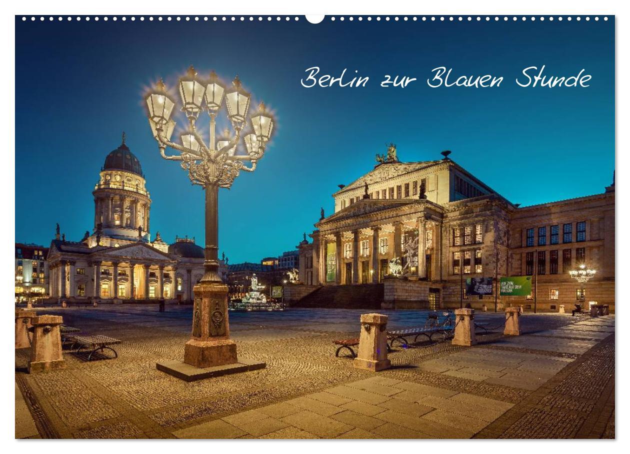 Cover: 9783435606085 | Die Blaue Stunde in Berlin (Wandkalender 2025 DIN A2 quer),...