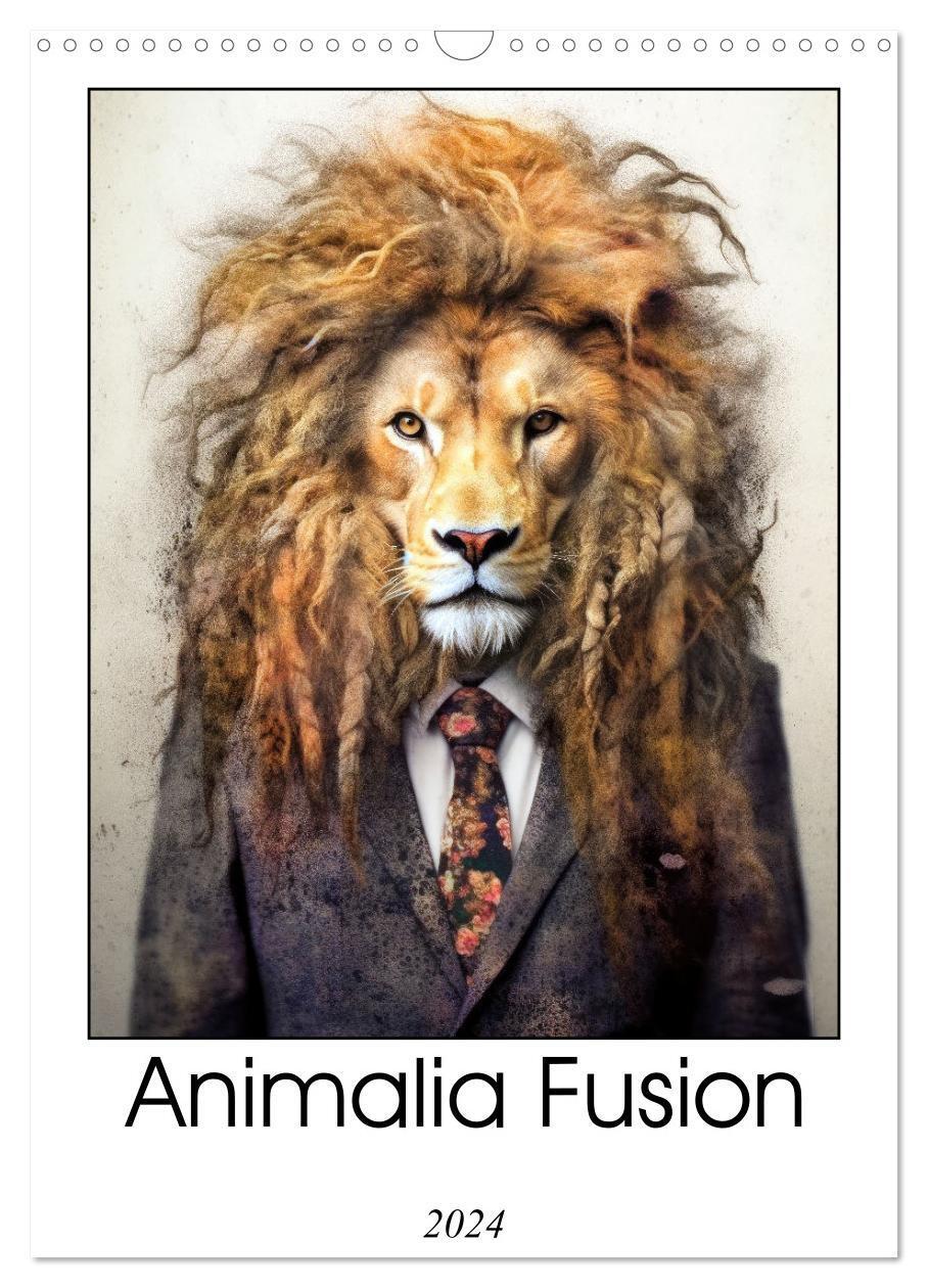 Cover: 9781325911776 | Animalia Fusion (Wall Calendar 2024 DIN A3 portrait), CALVENDO 12...