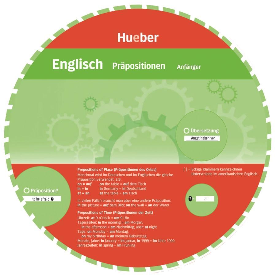 Cover: 9783191295462 | Wheel - Englisch - Präpositionen | Kunststoff | 2 S. | Englisch | 2012