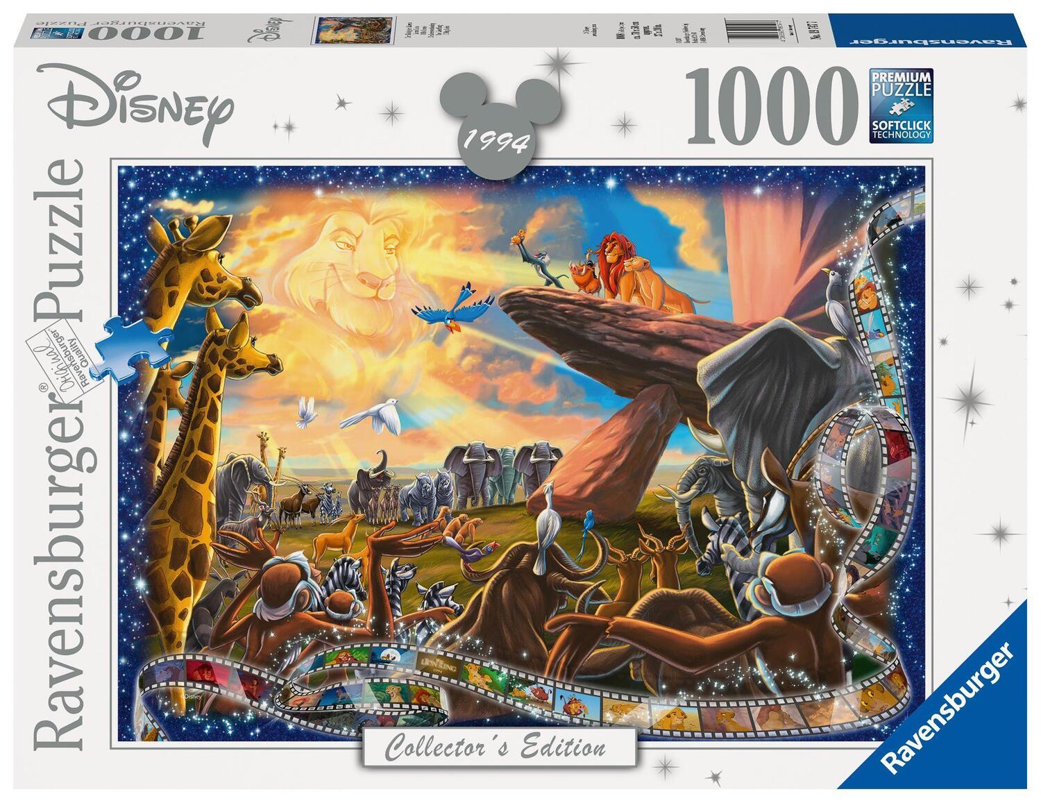Cover: 4005556197477 | Walt Disney: Der König der Löwen. Puzzle 1000 Teile | Spiel | Deutsch