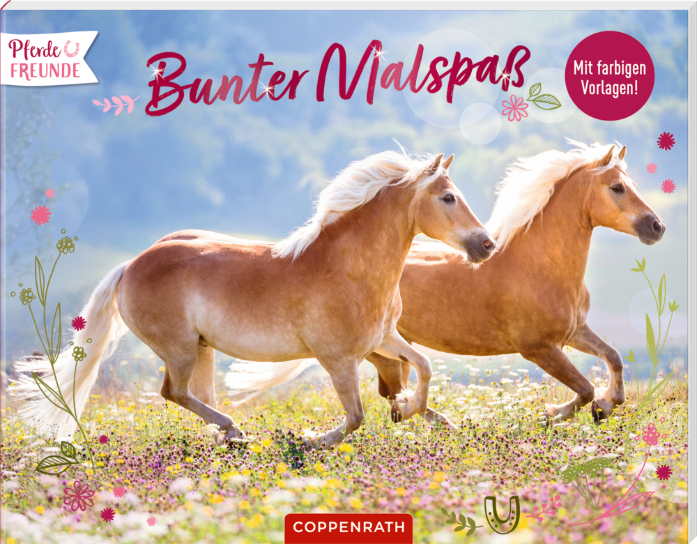 Cover: 9783649642855 | Bunter Malspaß | Mit farbigen Vorlagen (Pferdefreunde) | Philipp Roß