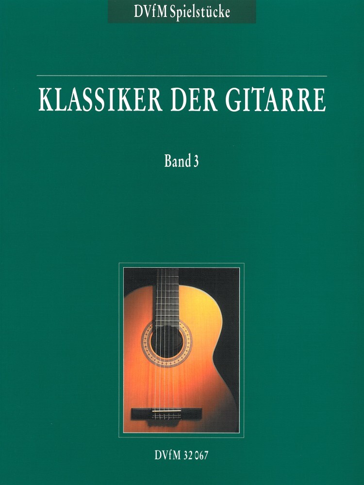 Cover: 9790200426021 | Klassiker Der Gitarre 3 | Gitarre solo | Buch | Breitkopf & Härtel