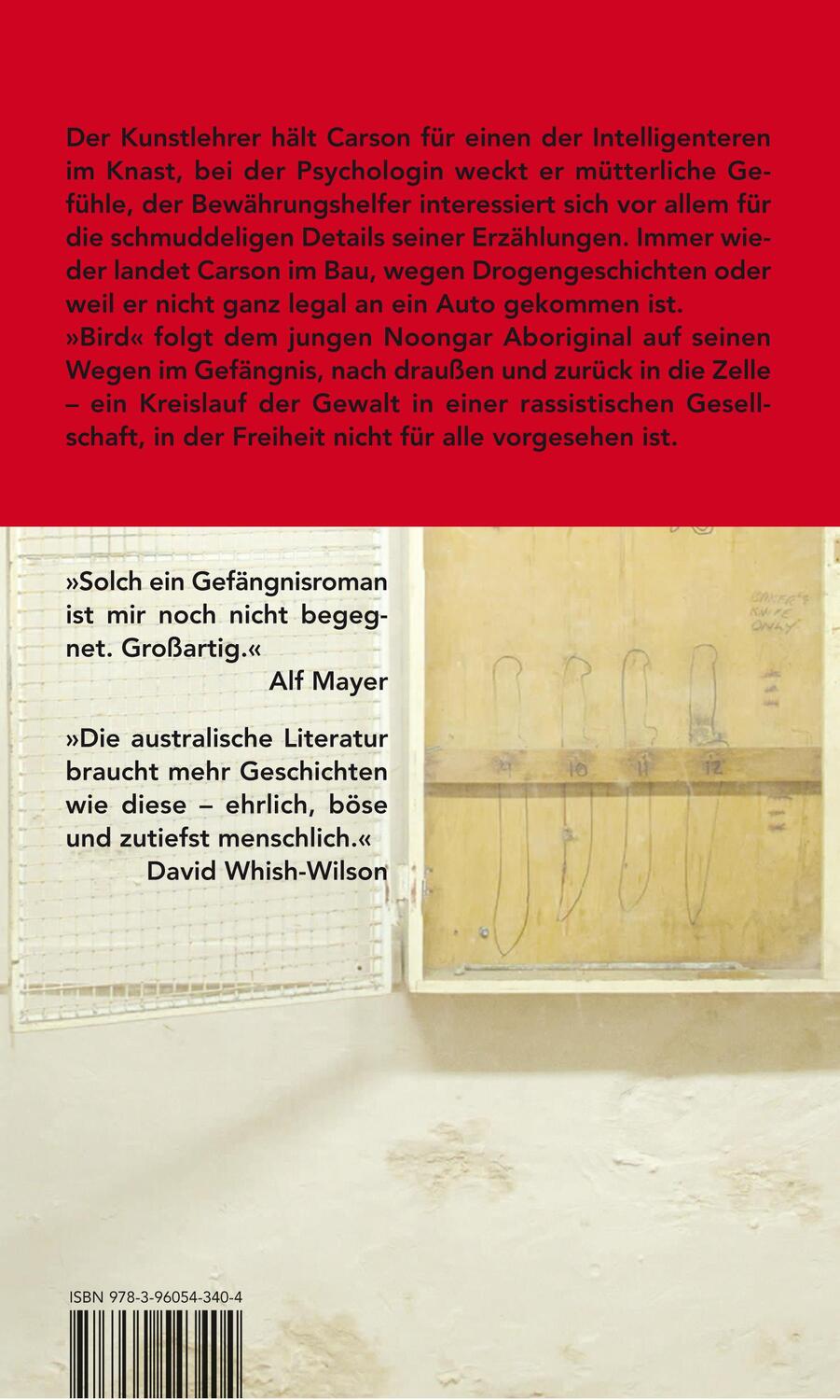 Rückseite: 9783960543404 | Bird | Kriminalroman | Adam Morris | Taschenbuch | 304 S. | Deutsch