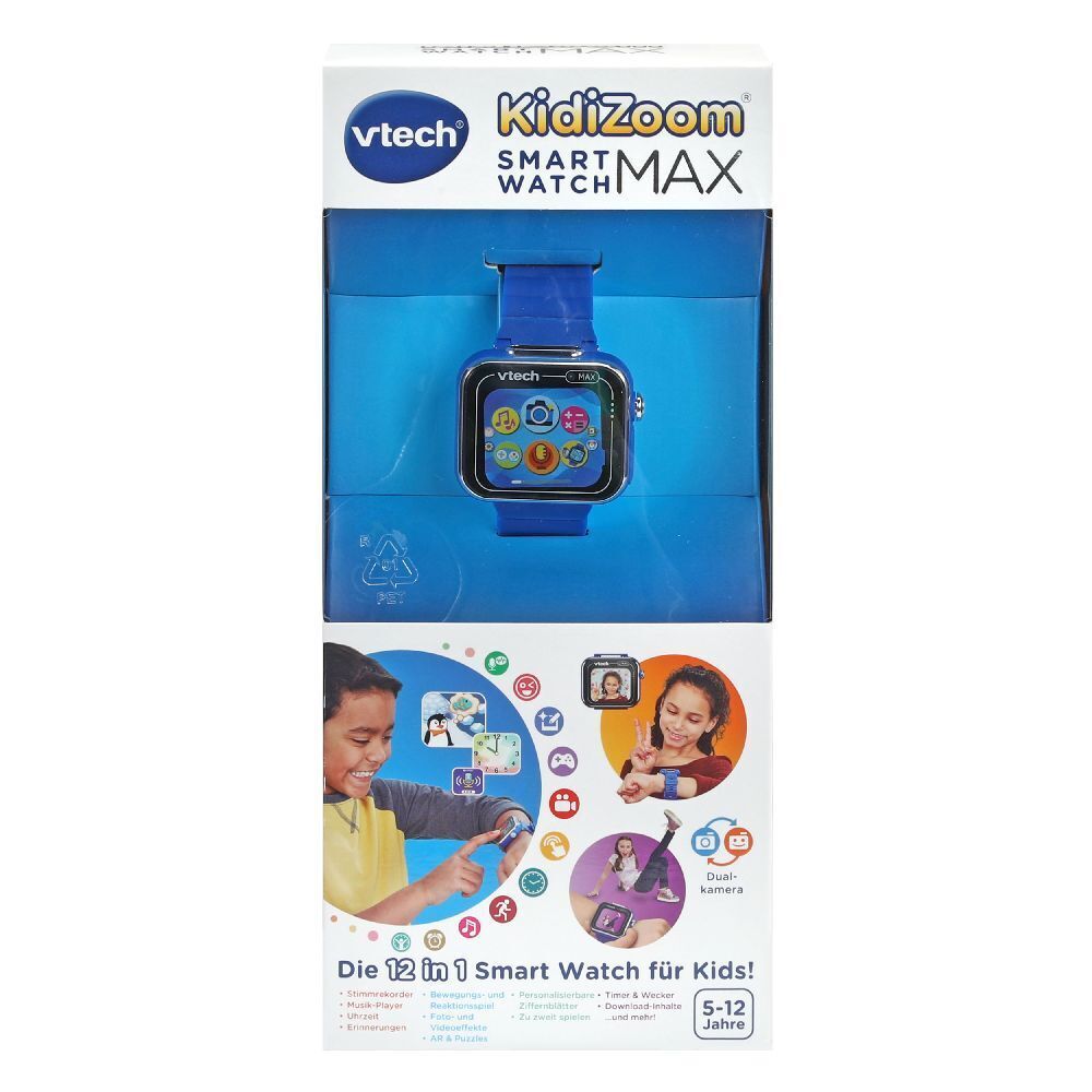 Bild: 3417765316043 | KidiZoom Smart Watch MAX blau | Stück | 80-531604 | Vtech