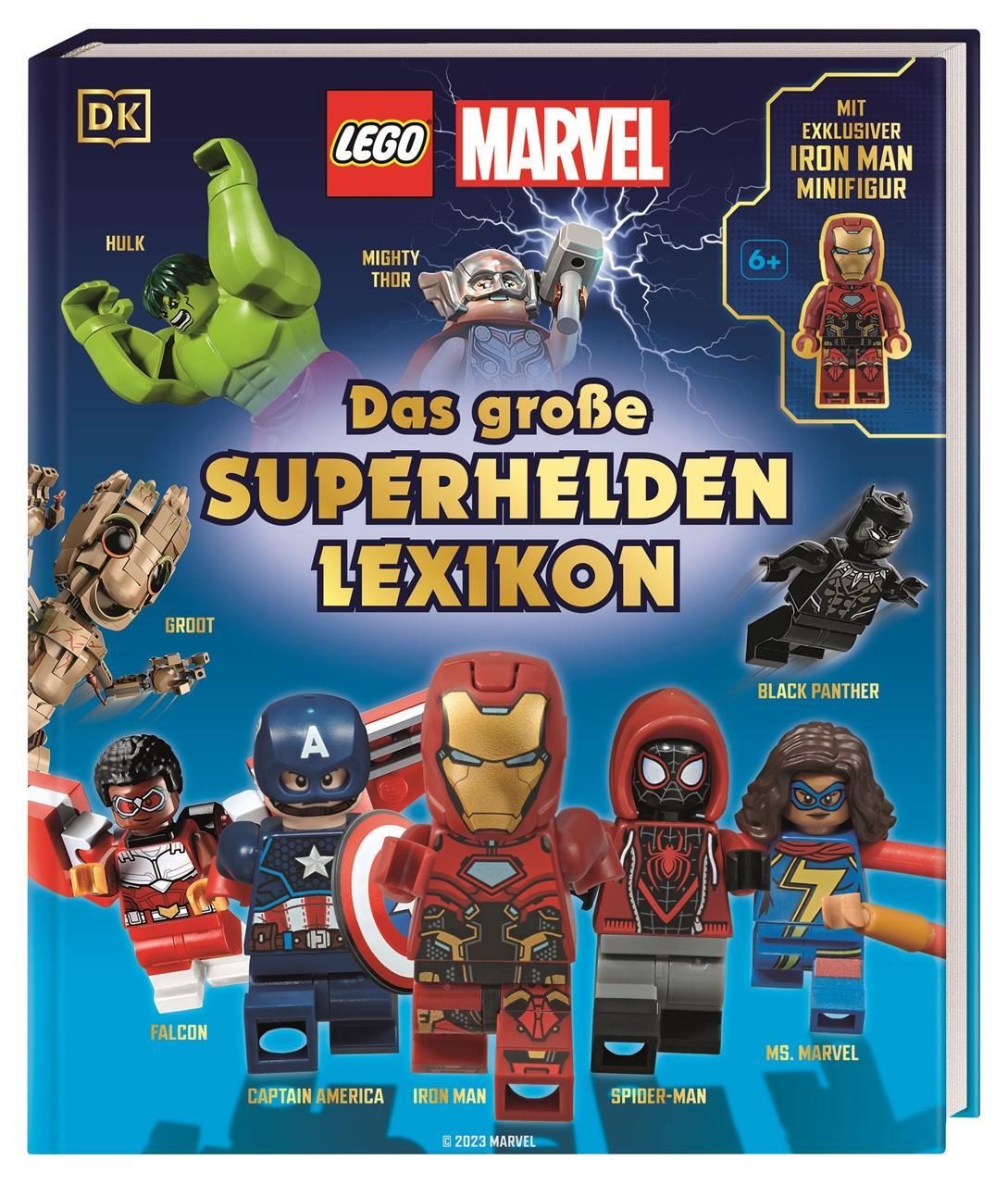 Cover: 9783831048106 | LEGO® Marvel Das große Superhelden Lexikon | Simon Hugo (u. a.) | Buch