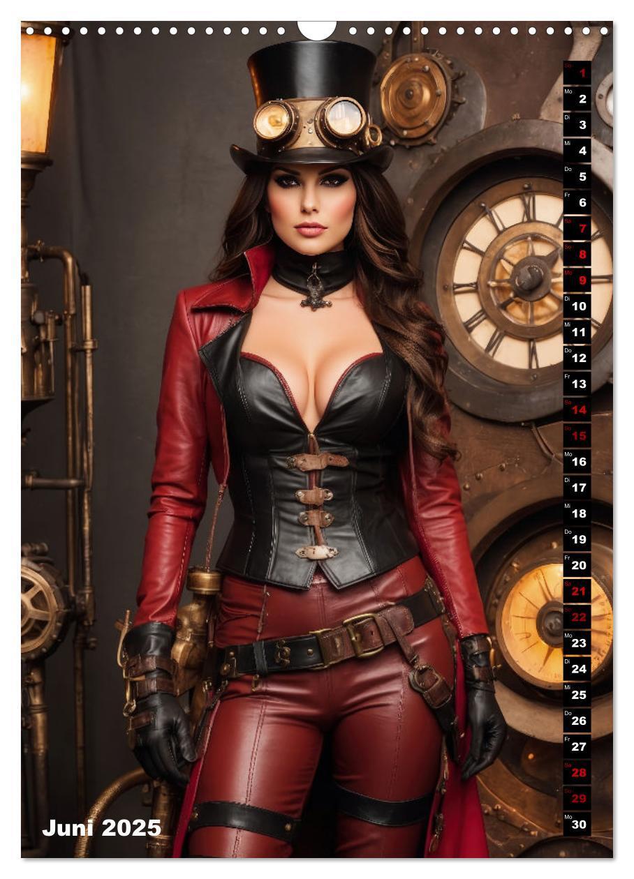 Bild: 9783435844784 | Steampunk Divas (Wandkalender 2025 DIN A3 hoch), CALVENDO...