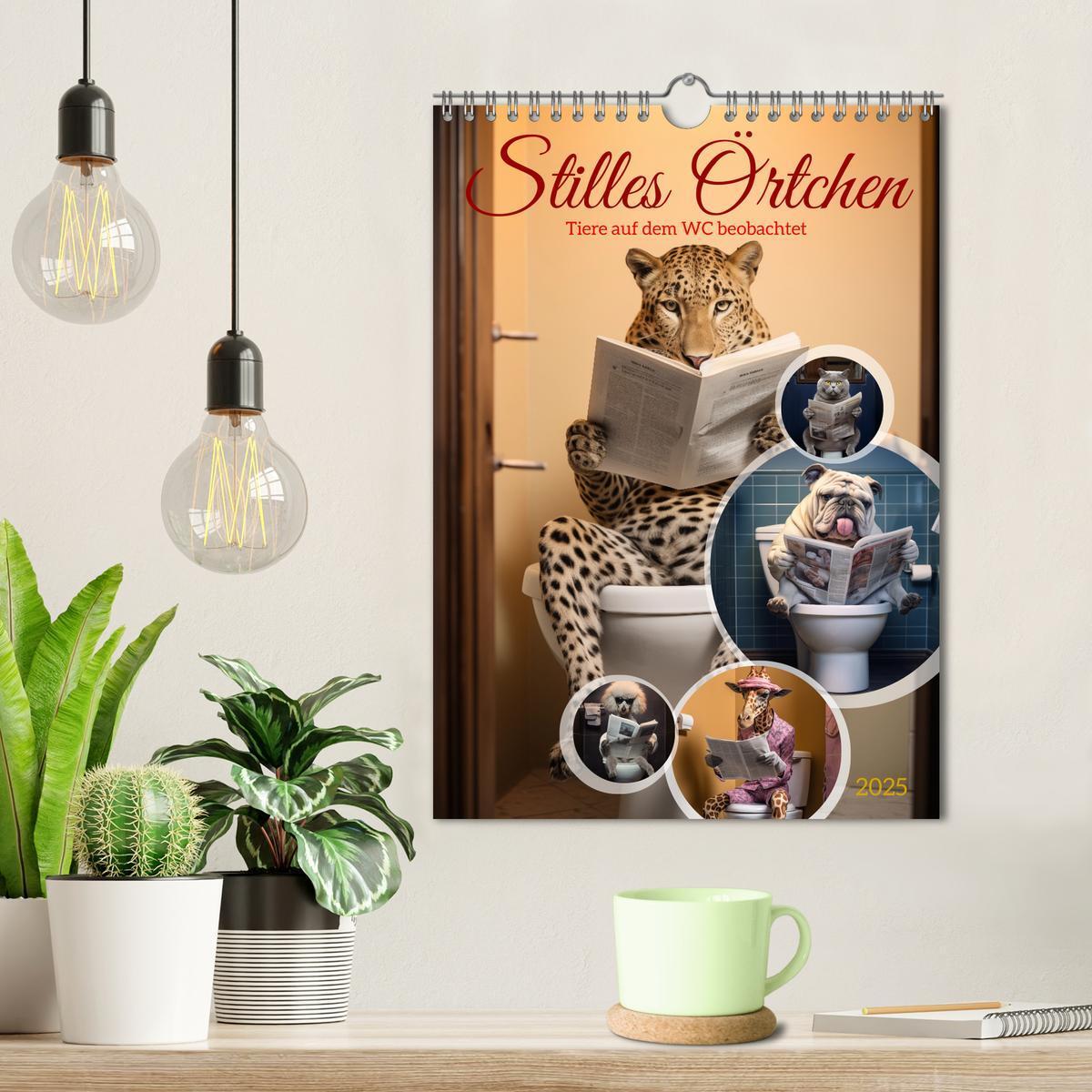 Bild: 9783383767654 | Stilles Örtchen (Wandkalender 2025 DIN A4 hoch), CALVENDO...