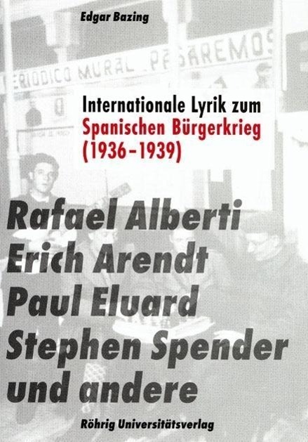 Cover: 9783861102731 | Internationale Lyrik zum Spanischen Bürgerkrieg (1936-1939) | Bazing