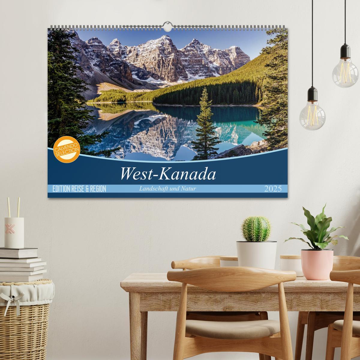 Bild: 9783435831999 | West-Kanada (Wandkalender 2025 DIN A2 quer), CALVENDO Monatskalender