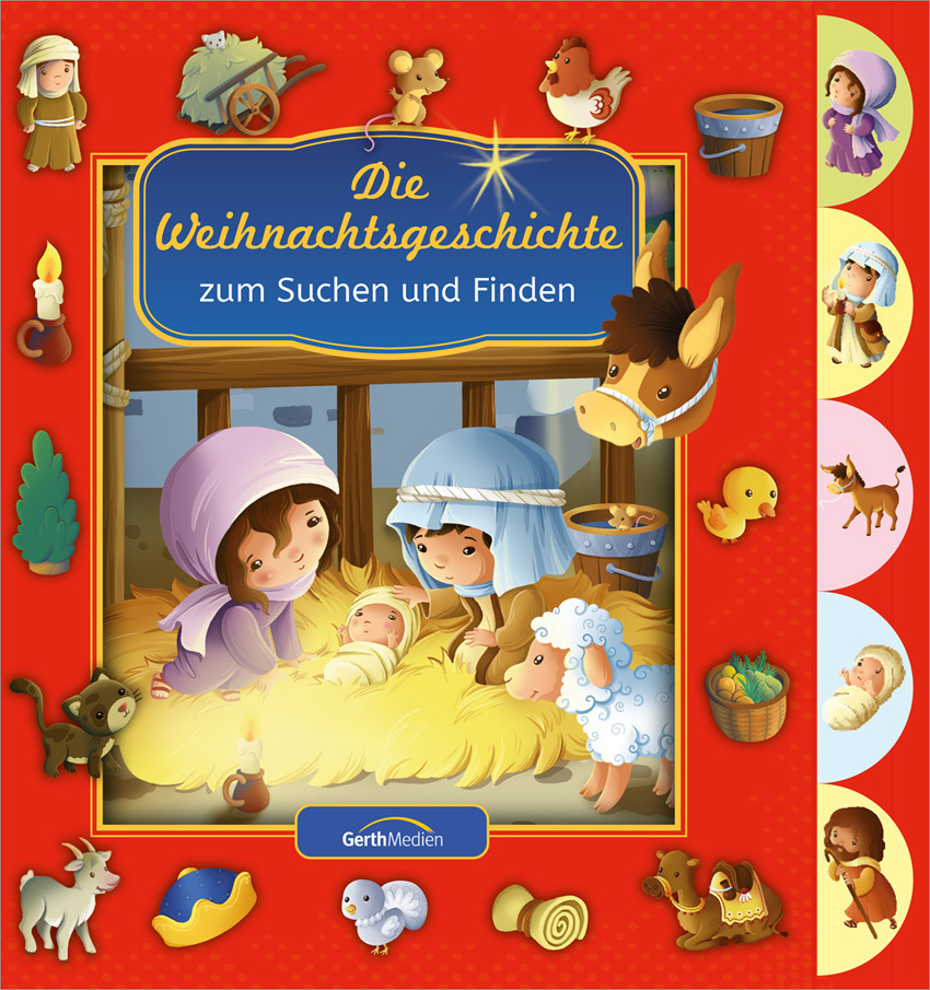 Cover: 9783957347411 | Die Weihnachtsgeschichte zum Suchen und Finden | Cecilie Fodor | Buch