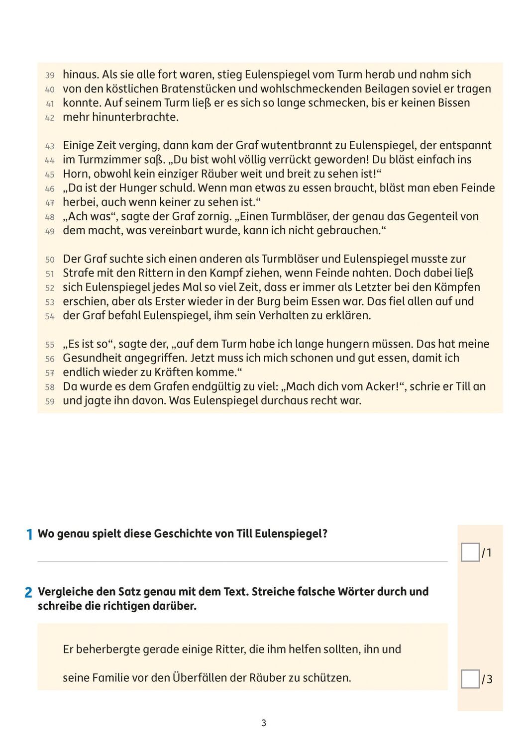 Bild: 9783881002943 | Lesetests in Deutsch - Lernzielkontrollen 4. Klasse, A4-Heft | Widmann